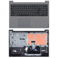 Клавиатура для ноутбука Lenovo IdeaPad S145-15 топкейс серый