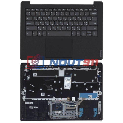 Клавиатура для ноутбука Lenovo IdeaPad S340-14 топкейс черный
