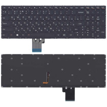 Клавиатура для ноутбука Lenovo Ideapad U530 U530P U530P-IFI черная с подсветкой