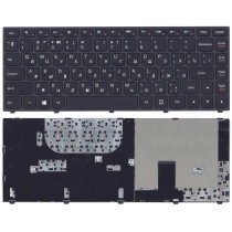 Клавиатура для ноутбука LENOVO IdeaPad YOGA 13 черная c черной рамкой