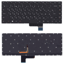 Клавиатура для ноутбука Lenovo IdeaPad Yoga 700-14ISK черная с подсветкой
