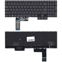 Клавиатура для ноутбука Lenovo Legion 9 16IRX9 черная с подсветкой