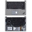 Клавиатура для ноутбука Lenovo Thinkpad E14 топкейс серебро
