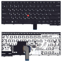 Клавиатура для ноутбука Lenovo Thinkpad E470 E475  черная с указателем