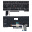 Клавиатура для ноутбука Lenovo ThinkPad E480 E485 черная с серебристой рамкой