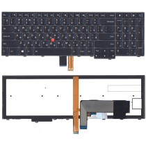 Клавиатура для ноутбука Lenovo ThinkPad Edge E531 E540 чёрная с подсветкой