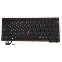 Клавиатура для ноутбука Lenovo ThinkPad L14 T14 P14s gen 3 черная с подсветкой