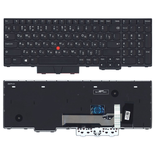 Клавиатура для ноутбука Lenovo Thinkpad P15 T15g черная