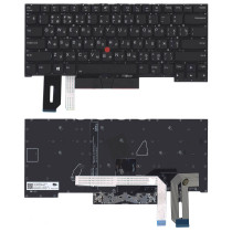 Клавиатура для ноутбука Lenovo ThinkPad T14s gen 2 черная с подсветкой