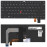 Клавиатура для ноутбука Lenovo Thinkpad T460S T470S черная с подсветкой