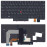 Клавиатура для ноутбука Lenovo Thinkpad T470 черная с подсветкой