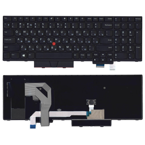 Клавиатура для ноутбука Lenovo ThinkPad T580 черная