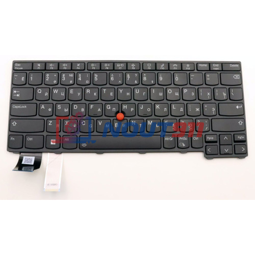 Клавиатура для ноутбука Lenovo ThinkPad X13 Gen 3 черная с подсветкой
