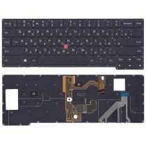 Клавиатура для ноутбука Lenovo ThinkPad X1 carbon Gen 2 2014 черная с подсветкой