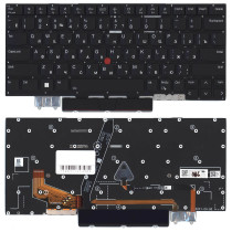 Клавиатура для ноутбука Lenovo ThinkPad X1 Carbon Gen 9 черная