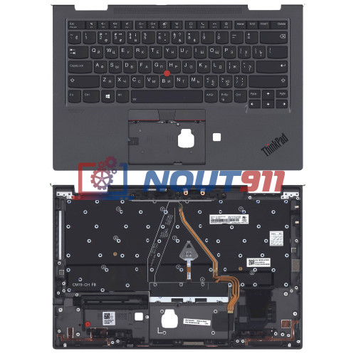 Клавиатура для ноутбука Lenovo Thinkpad X1 Yoga 5th Gen топкейс