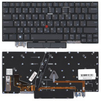 Клавиатура для ноутбука Lenovo ThinkPad X1 Yoga Gen 7 черная с подсветкой