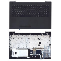 Клавиатура для ноутбука Lenovo V110-15AST топкейс черный