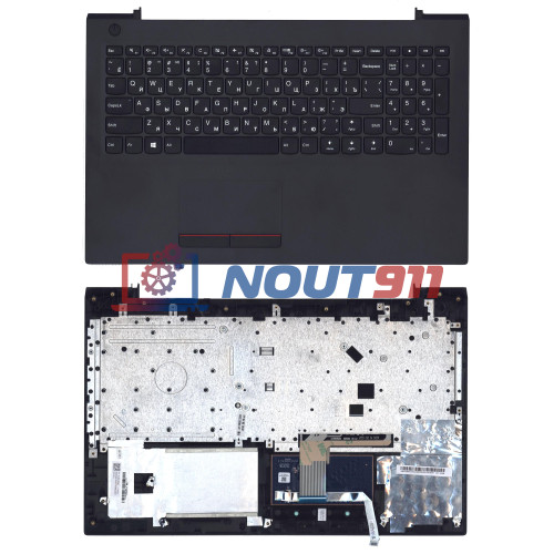 Клавиатура для ноутбука Lenovo V110-15AST топкейс черный