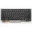 Клавиатура для ноутбука Lenovo X13, L13 gen 2, L13 Yoga Gen 2 серебристая с подсветкой и указателем