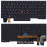 Клавиатура для ноутбука Lenovo X280 черная с подсветкой и указателем