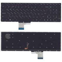 Клавиатура для ноутбука Lenovo Y50-70 черная с подсветкой