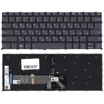 Клавиатура для ноутбука Lenovo Yoga Pro 7 14ASP9 черная с подсветкой
