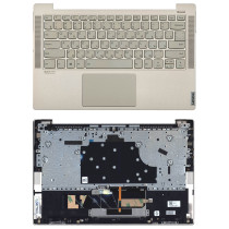 Клавиатура для ноутбука Lenovo Yoga S740-14IIL топкейс серебристый