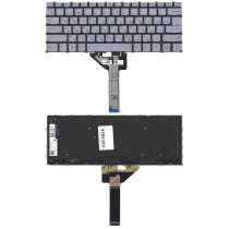 Клавиатура для ноутбука Lenovo Yoga Slim 6 14IAP8 серебристая