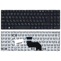 Клавиатура для ноутбука MSI CR640 CX640 черная c рамкой, большой (вертикальный) Enter