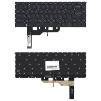 Клавиатура для ноутбука MSI GS66 черная с подсветкой