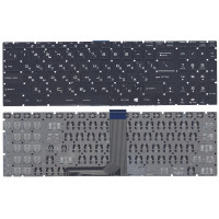 Клавиатура для ноутбука MSI GT72 GS60 GS70 GP62 GL72 GE72 черная с белой подсветкой