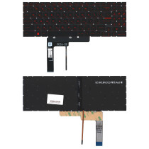 Клавиатура для ноутбука MSI Katana GF66 GF76 MS-17L1 черная с подсветкой