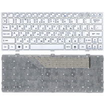Клавиатура для ноутбука MSI U160 L1350 U135 белая рамка