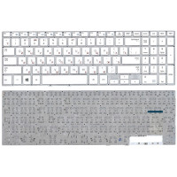 Клавиатура для ноутбука Samsung NP370R5E NP510R5E белая