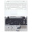 Клавиатура для ноутбука Samsung 370R4E 370R4E-S01 370R5E 15.6" белая топ-панель