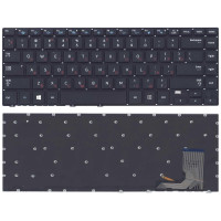 Клавиатура для ноутбука Samsung 470R4E черная с подсветкой