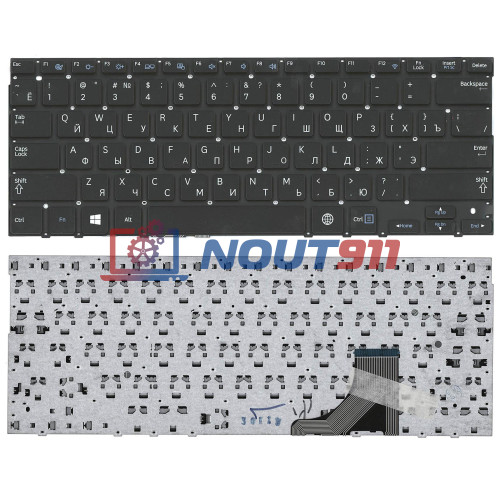 Клавиатура для ноутбука Samsung 530U3B 530U3C черная