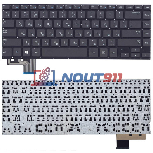 Клавиатура для ноутбука Samsung 535U4C NP535U4C 535U4C-S02 черная