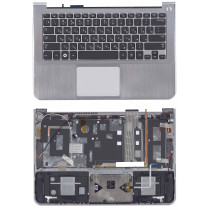 Клавиатура для ноутбука Samsung 900X3A топ-панель серебристая