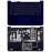 Клавиатура для ноутбука Samsung 900X3A топ-панель темно-синяя
