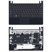 Клавиатура для ноутбука Samsung N230 черная топ-панель черная