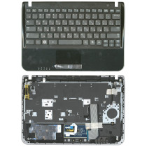 Клавиатура для ноутбука Samsung NF310 черная, топ-кейс черный