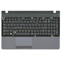 Клавиатура для ноутбука Samsung NP300E5C 300E5C черная топ-кейс черный