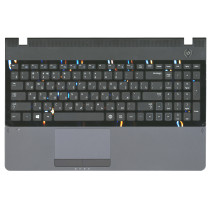 Клавиатура для ноутбука Samsung NP300E5C 300E5C черная топ-кейс черный