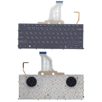 Клавиатура для ноутбука Samsung NP900X3C черная с подсветкой