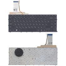 Клавиатура для ноутбука Samsung NP900X4B NP900X4C черная с подсветкой
