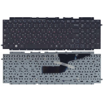 Клавиатура для ноутбука Samsung RC710 RC711 черная с рамкой