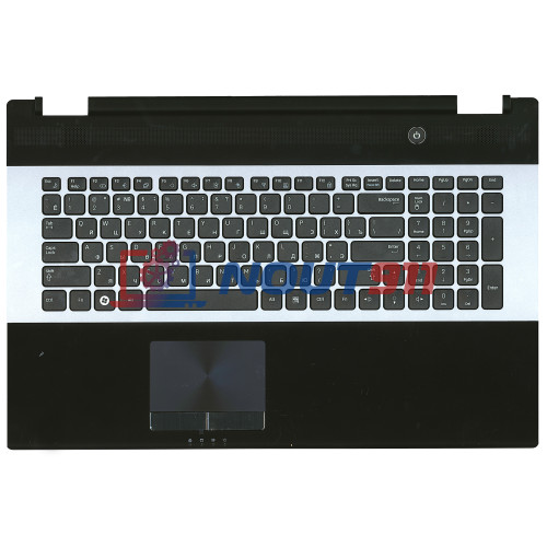 Клавиатура для ноутбука Samsung RC730 черная топ-кейс черный