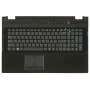 Клавиатура для ноутбука Samsung RF712 черная с подсветкой топ-панель